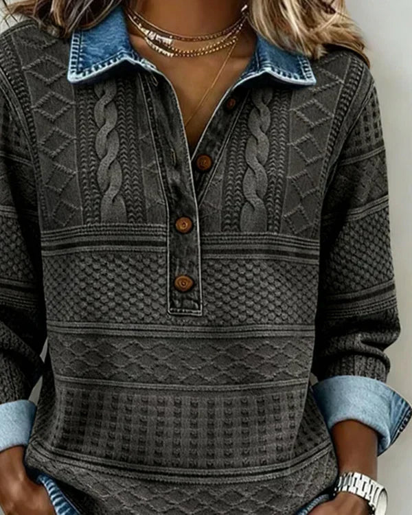 Claire™ | Stylish Collar Top