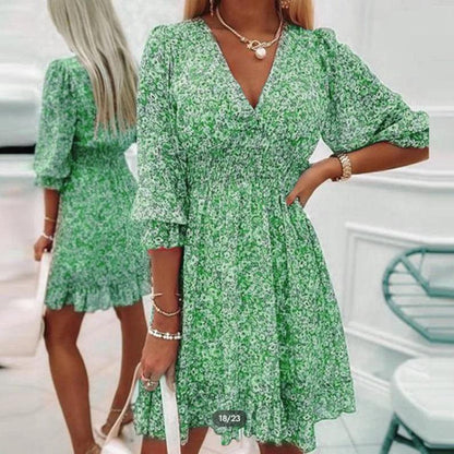 Abigail - Elegant Floral Dress