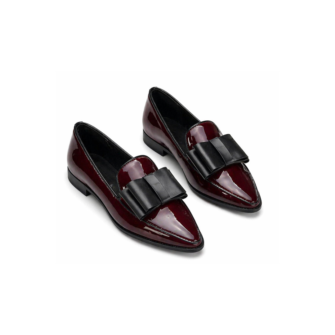 Zaria™ | Elegant Bow Detail Loafer Loafers