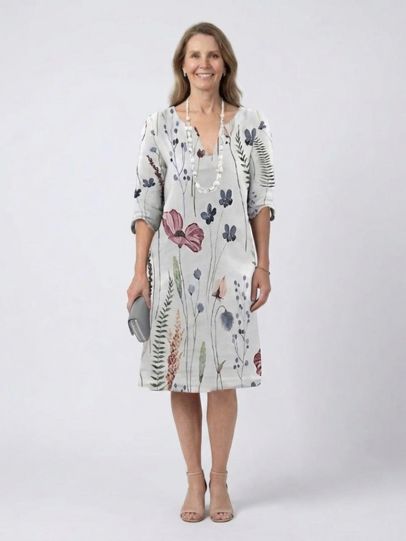 Addison | Floral Layered Dress