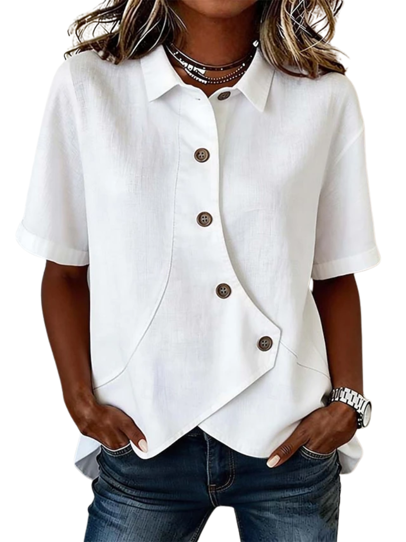 Garnie™ | Relaxed Short Sleeve Women’s Shirt