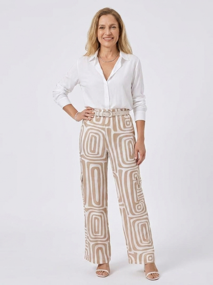 Emilia™ | Stylish Pants + Free Blouse & Belt