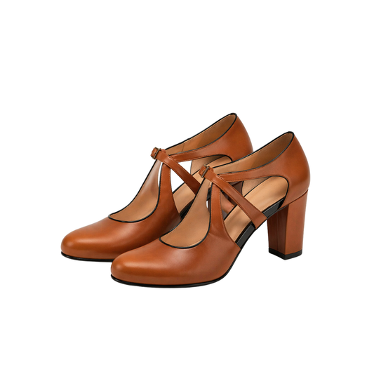 Henrietta™ | Elegant Strappy Block Heels