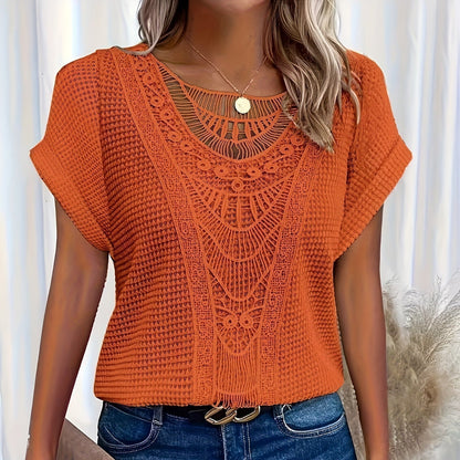 Flora™ |  Detailed Knitted Top