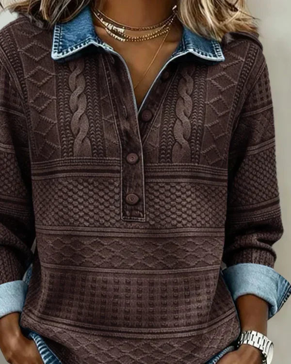 Claire™ | Stylish Collar Top