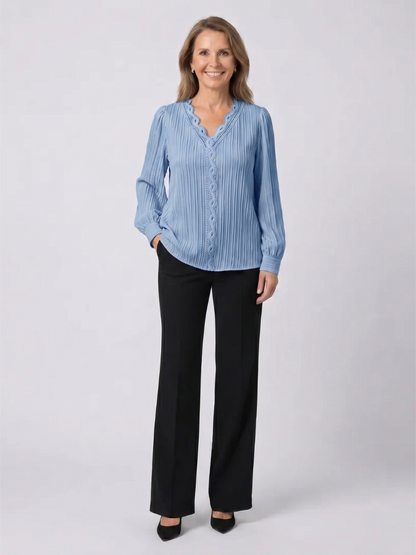 Andrea | Elegant Pullover Blouse