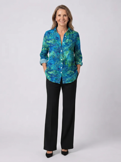 Victoria | Peacock Grace Blouse