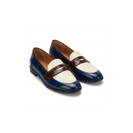 Ashlynn™ | Navy Blue Loafer