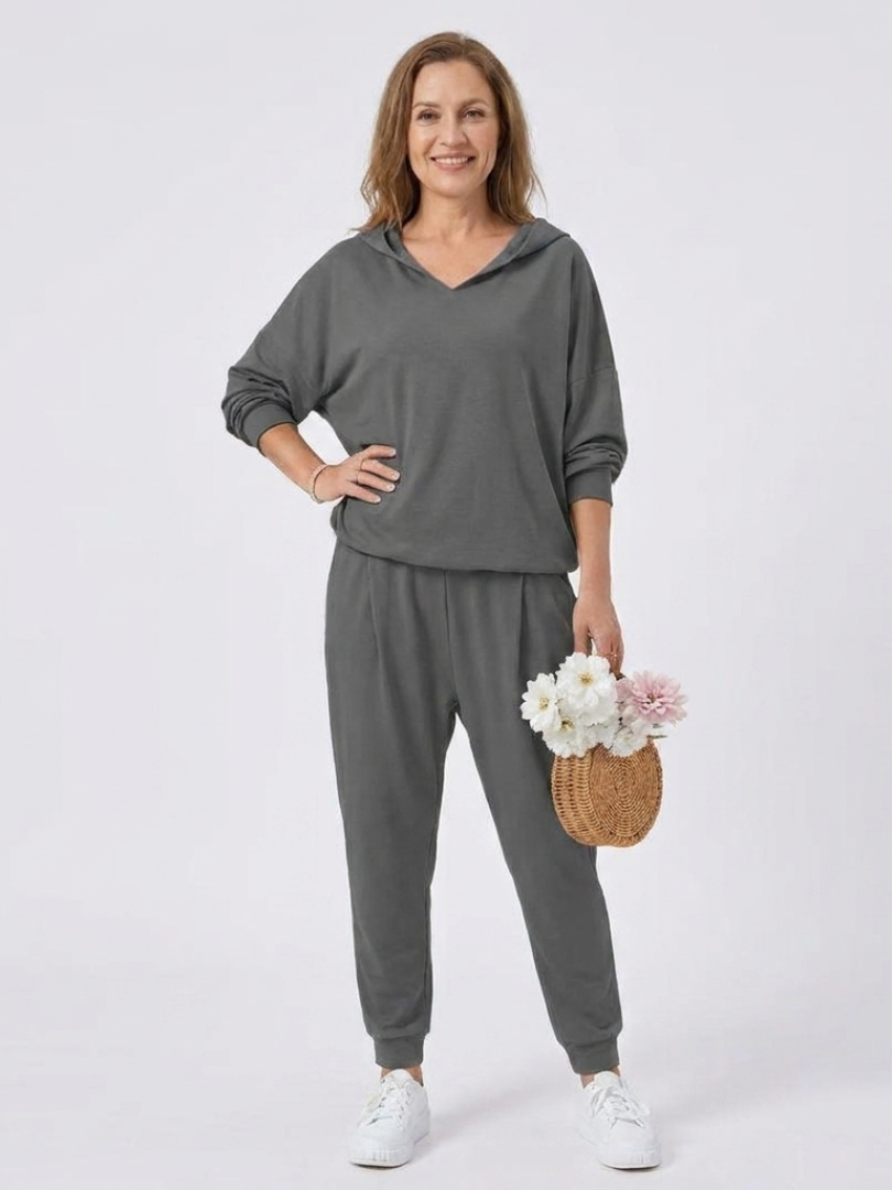 Sally | Comfortable Hooded Sweatshirt Set