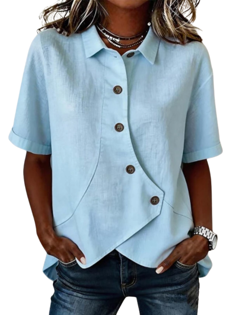 Garnie™ | Relaxed Short Sleeve Women’s Shirt