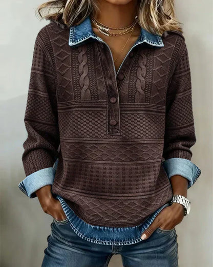 Claire™ | Stylish Collar Top