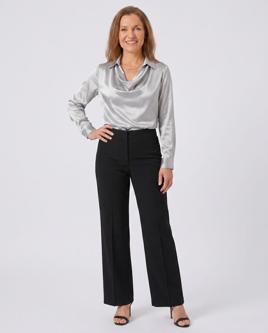 Zoe | Elegant Satin Blouse