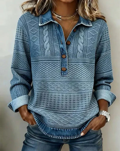 Claire™ | Stylish Collar Top