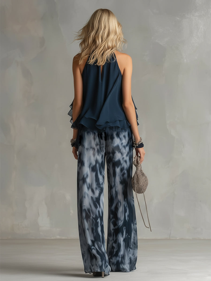Elainee™ | Statement Halter Top Matching Set