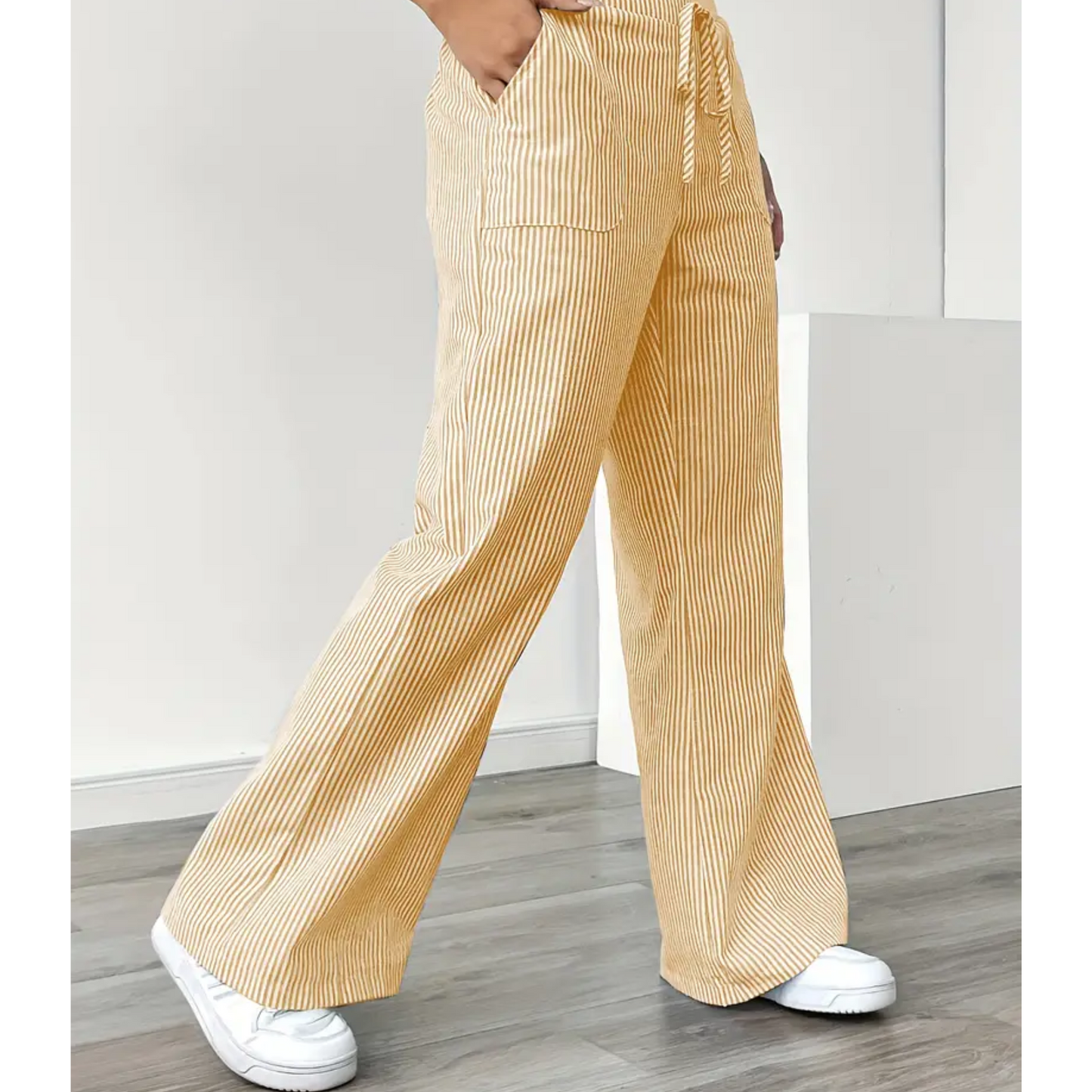 Amber™ | Striped Pant With Pockets