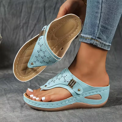 Norra™ | Comfort Wedge Sandals