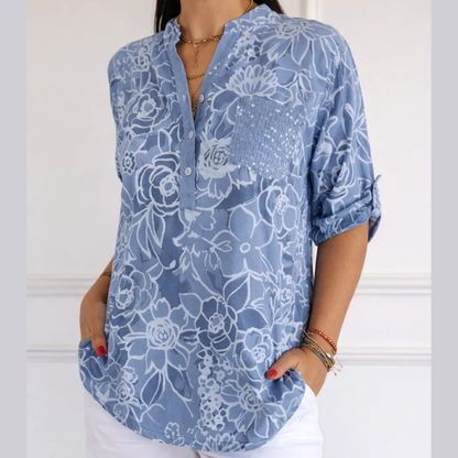Elora™ | Elegant Blouse with Pocket