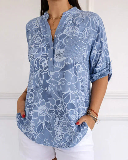 Elora™ | Elegant Blouse with Pocket