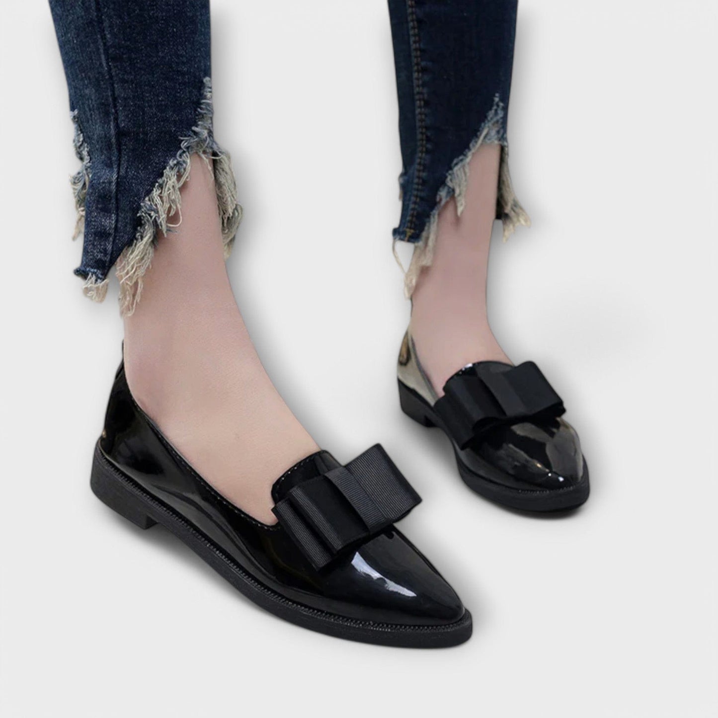 Zaria™ | Elegant Bow Detail Loafer Loafers