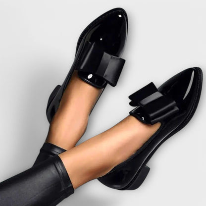 Zaria™ | Elegant Bow Detail Loafer Loafers
