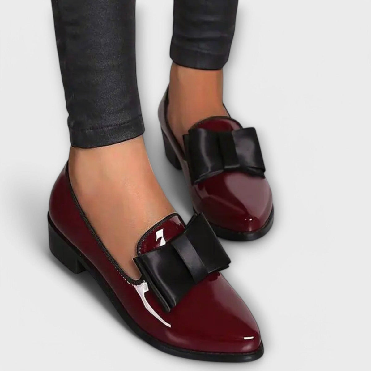 Zaria™ | Elegant Bow Detail Loafer Loafers