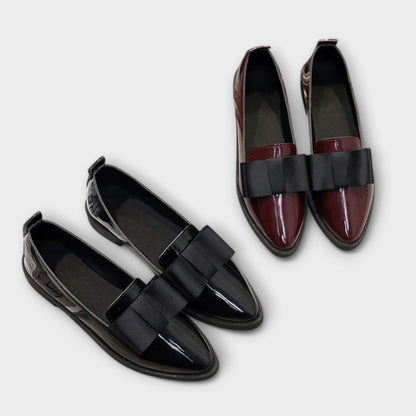 Zaria™ | Elegant Bow Detail Loafer Loafers