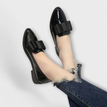 Zaria™ | Elegant Bow Detail Loafer Loafers