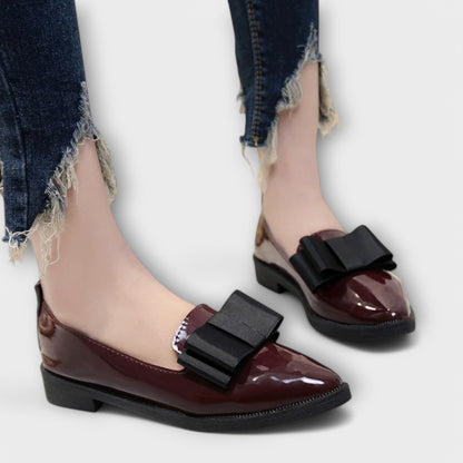 Zaria™ | Elegant Bow Detail Loafer Loafers