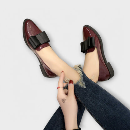 Zaria™ | Elegant Bow Detail Loafer Loafers