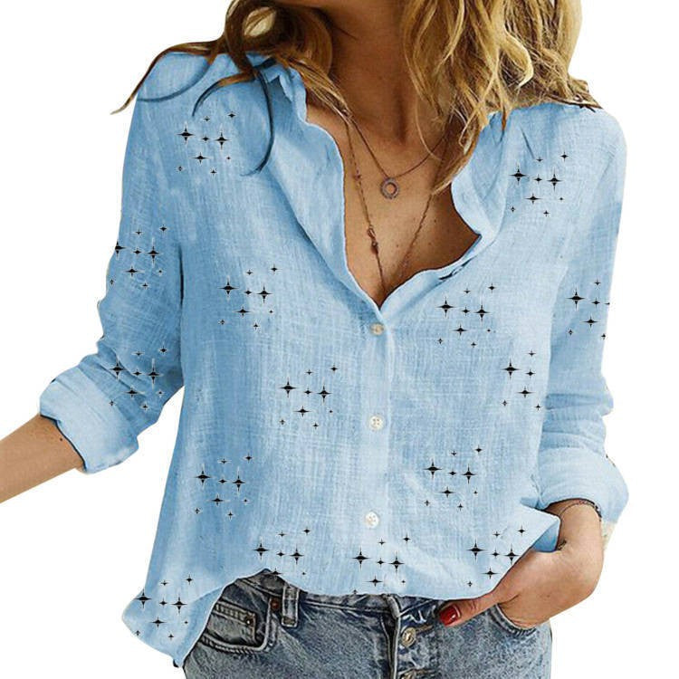 Sandra™ | Classic Printed Blouse