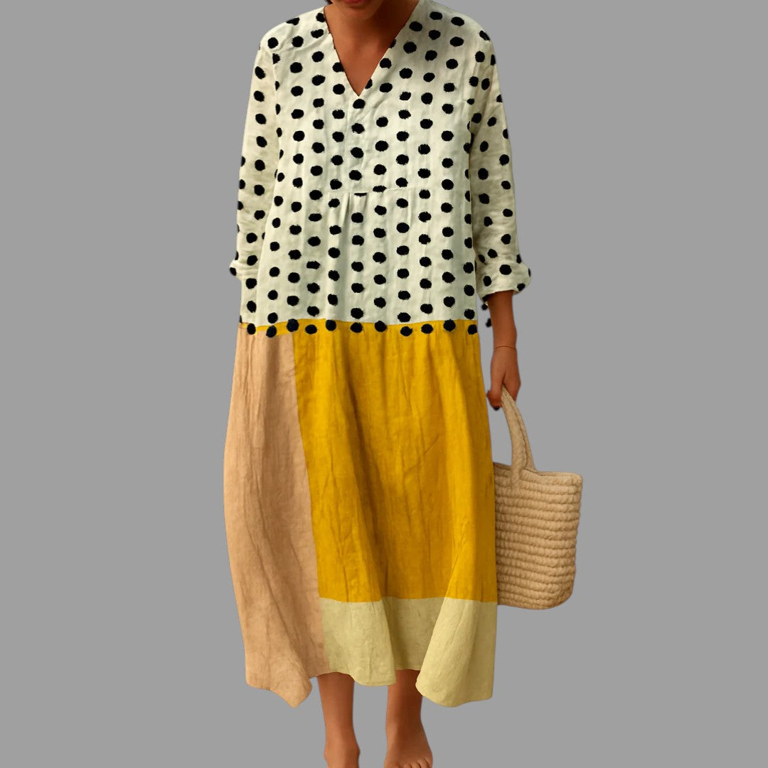 MAYA | ELEGANT GEOMETRIC DRESS