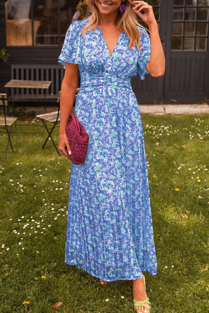 Mia™ | Flattering Printed Maxi Dress