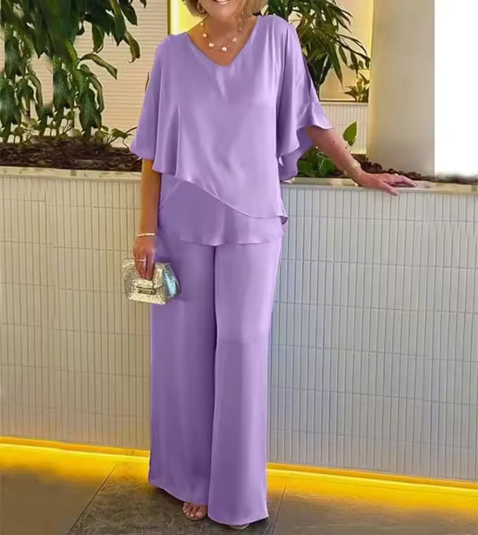 Clarissa™ | Two-Piece Set with Elegant Flair