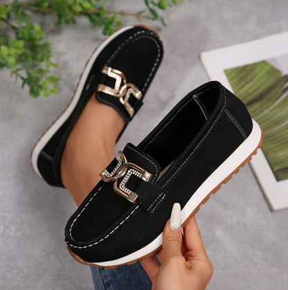 Kyrelle™ | Chic Orthopedic Buckle Loafers