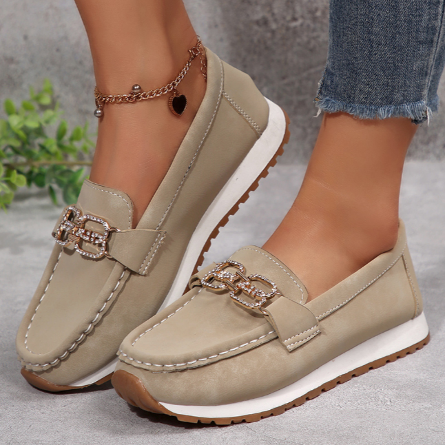 Kyrelle™ | Chic Orthopedic Buckle Loafers