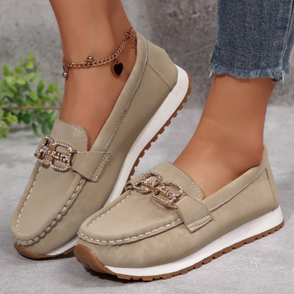 Kyrelle™ | Chic Orthopedic Buckle Loafers