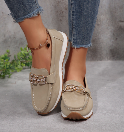 Kyrelle™ | Chic Orthopedic Buckle Loafers