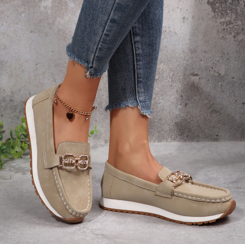 Kyrelle™ | Chic Orthopedic Buckle Loafers