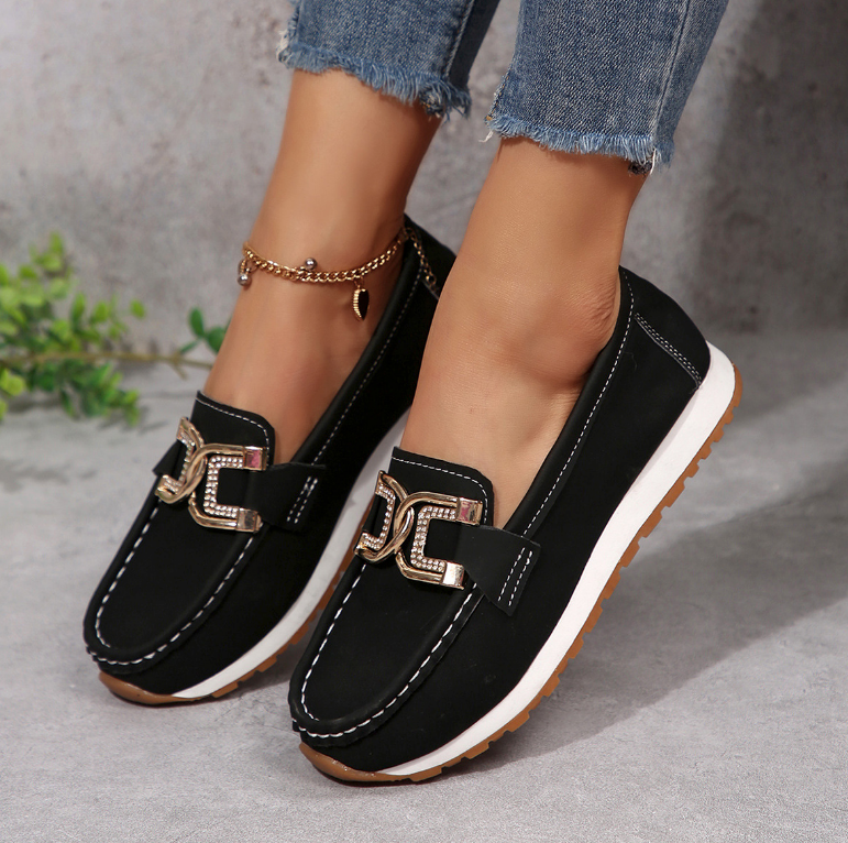 Kyrelle™ | Chic Orthopedic Buckle Loafers