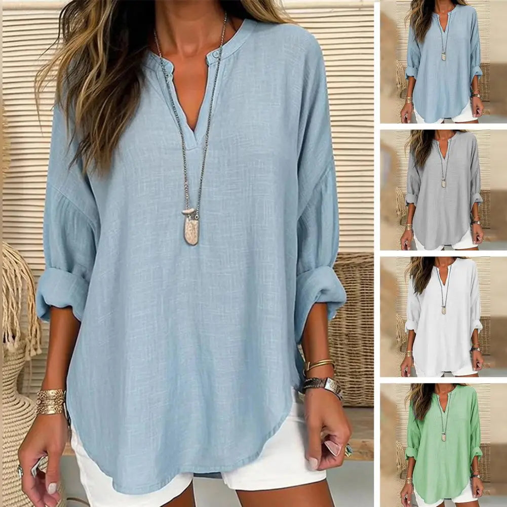 DITTE™ | Linen-look Blouse