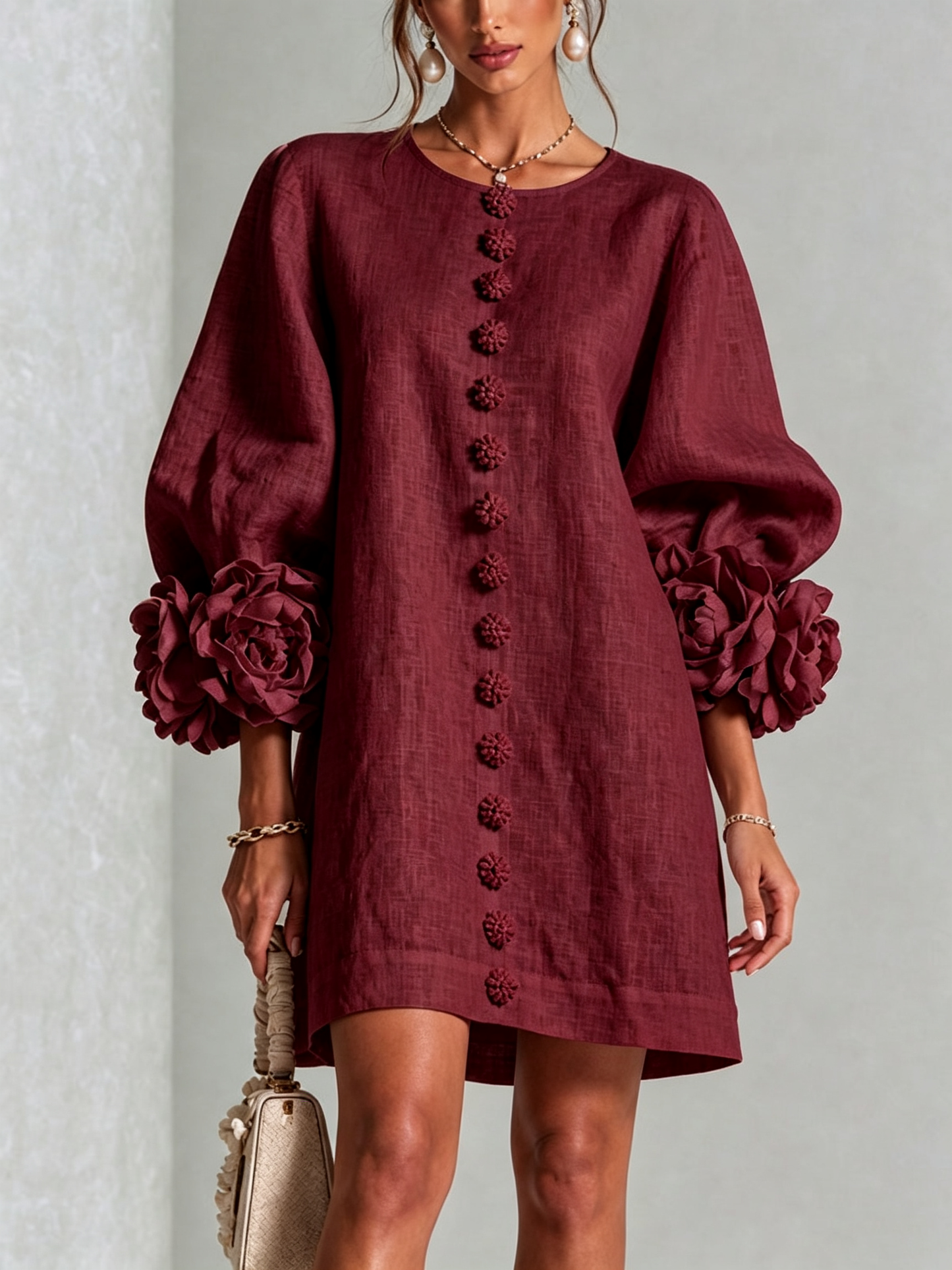 Rosalie - Button-Down Mini Dress