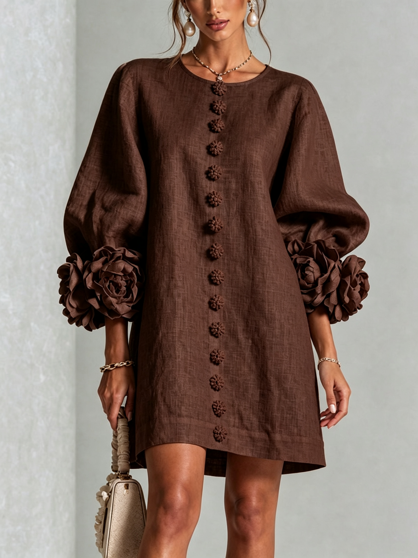 Rosalie - Button-Down Mini Dress