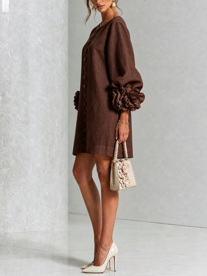Rosalie - Button-Down Mini Dress