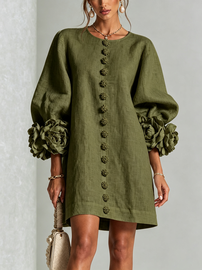Rosalie - Button-Down Mini Dress