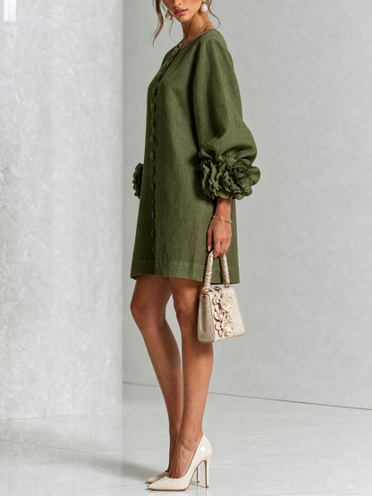 Rosalie - Button-Down Mini Dress