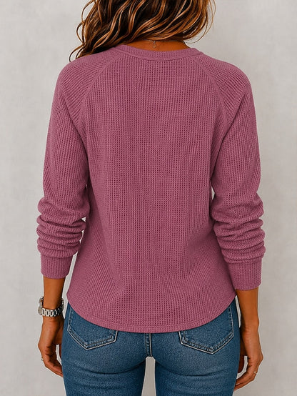 Whitney™ | Women's Waffle Knit Blouse