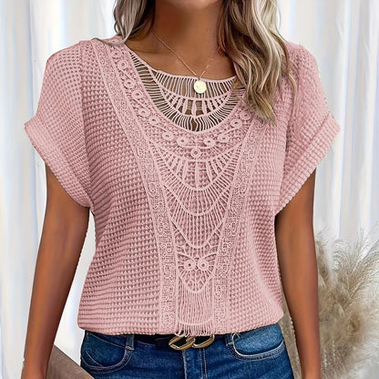 Flora™ |  Detailed Knitted Top