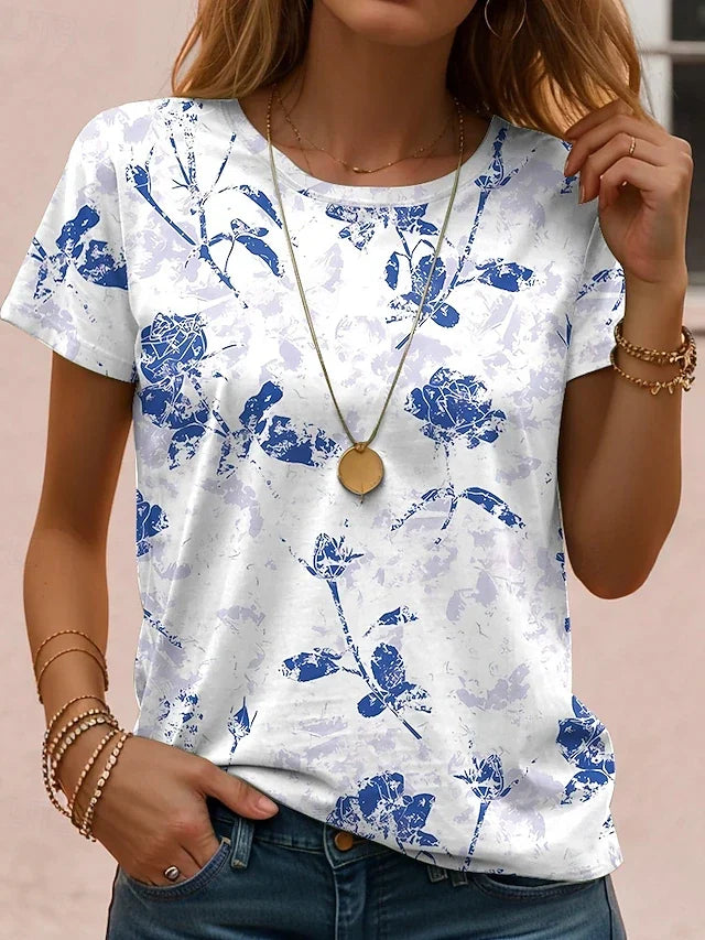Luciana™ | Casual Floral Summer T-Shirt
