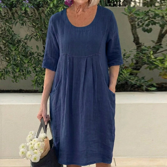Jytte™ | Elegant Dress With Pockets