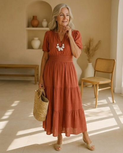 Alina | Cotton Whisper Dress